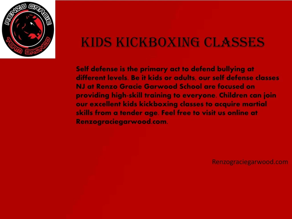 kids kickboxing classes