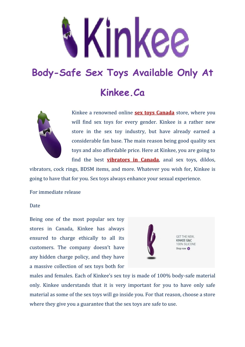 body safe sex toys available only at
