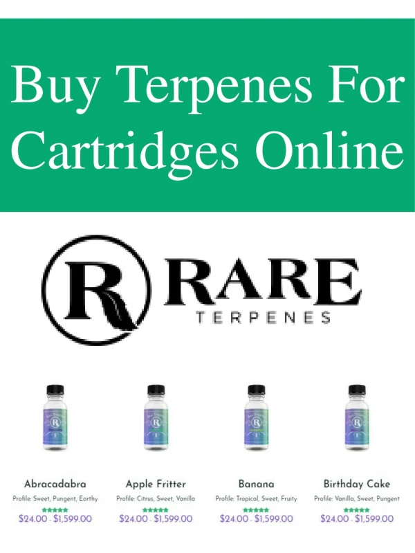 buy terpenes for cartridges online