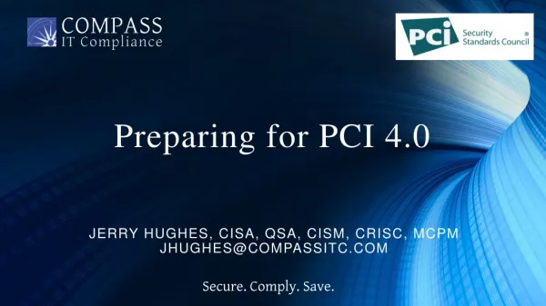 Preparing for PCI 4.0