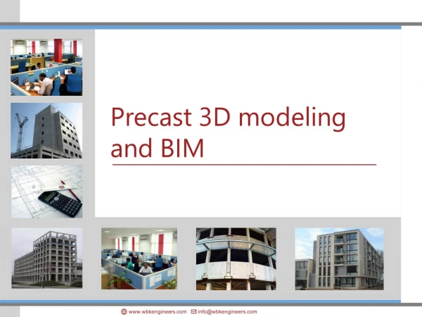 Precast 3D modeling and BIM