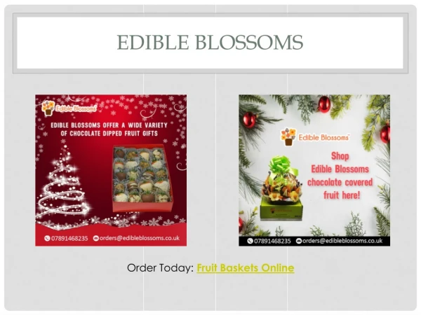 edible blossoms