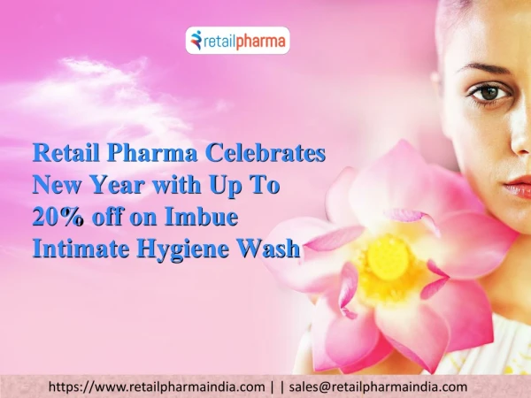 Retailpharma celebrates new year with up to 20% off on imbue intimate hygiene wash