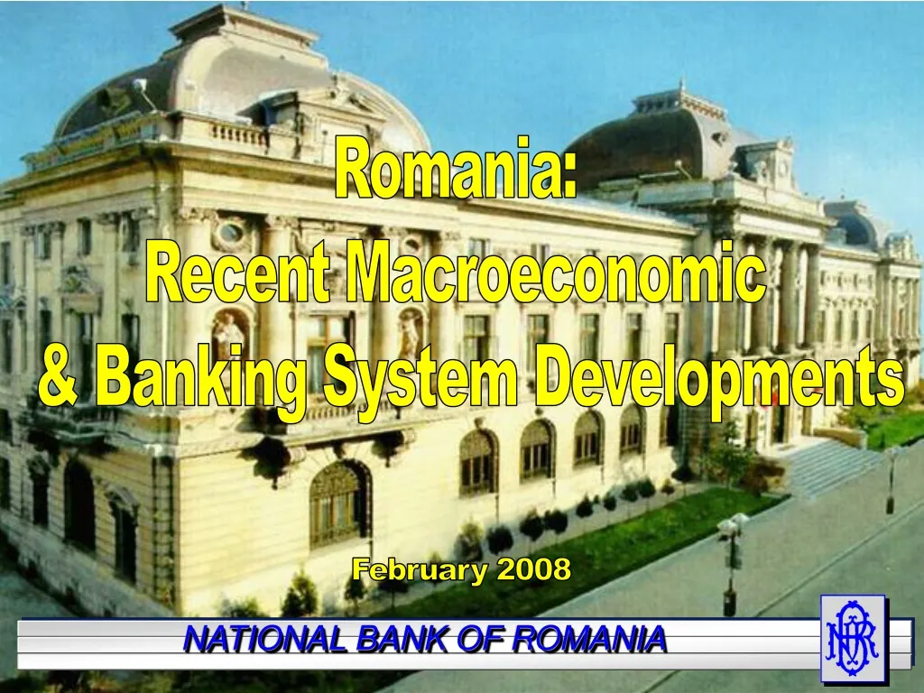 romania recent macroeconomic banking system