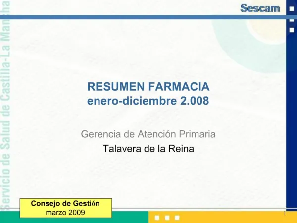 RESUMEN FARMACIA enero-diciembre 2.008