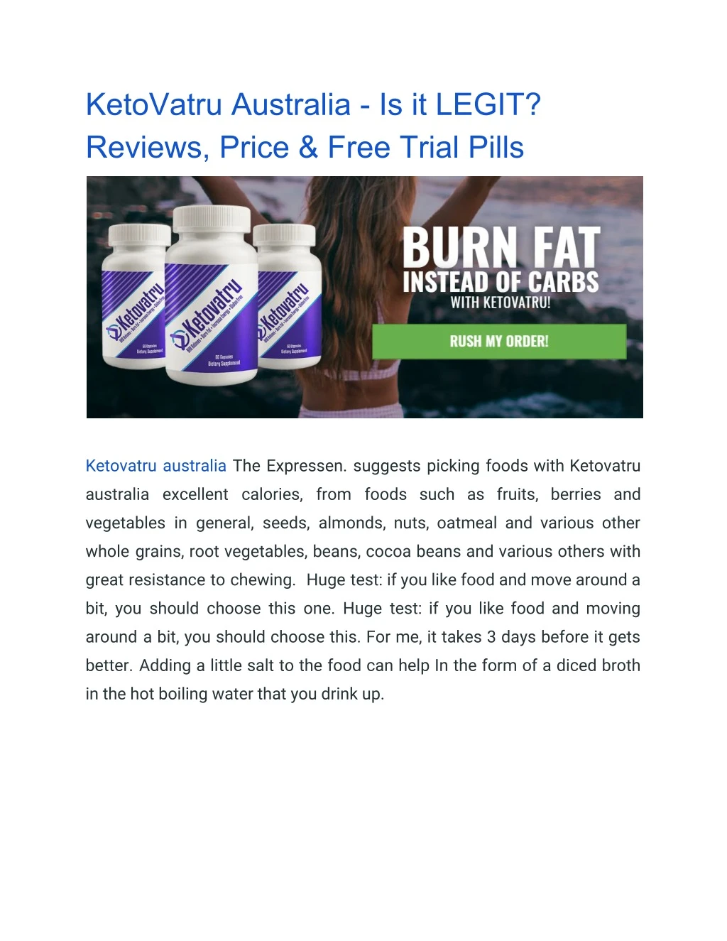 ketovatru australia is it legit reviews price