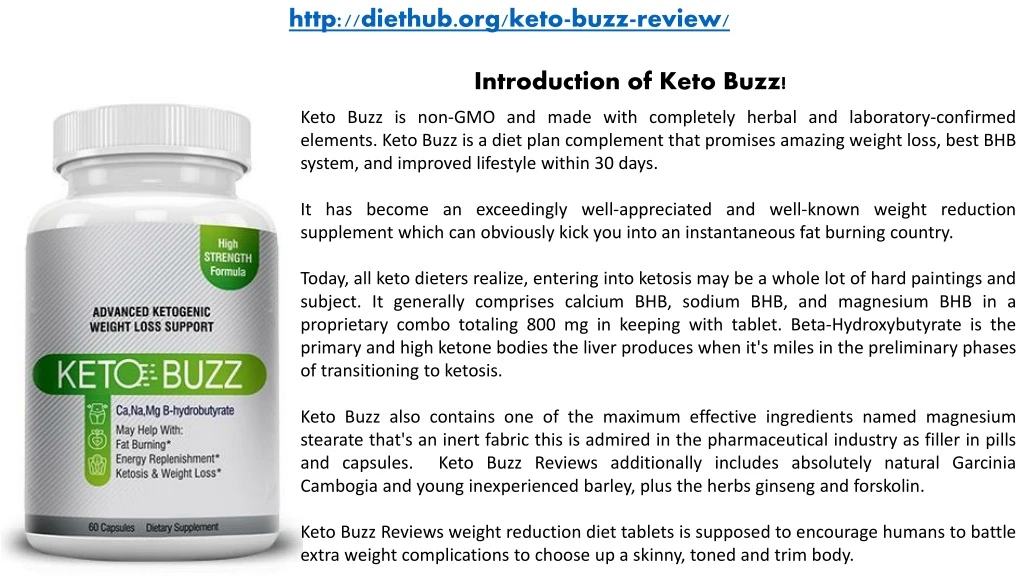 http diethub org keto buzz review