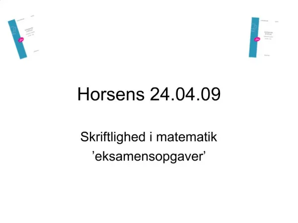 Horsens 24.04.09