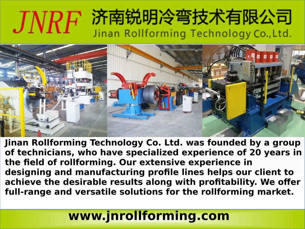 jinan rollforming technology co ltd was founded