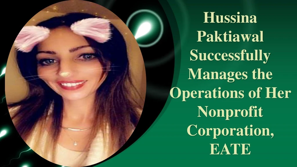 hussina paktiawal successfully manages