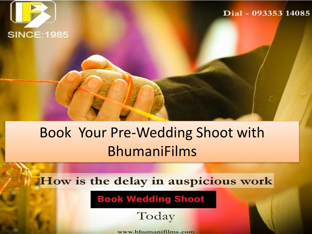 book your pre wedding shoot with bhumanifilms