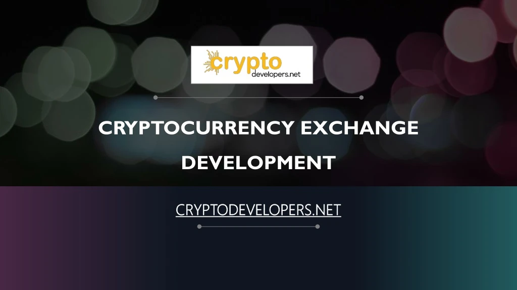 cryptocurrency exchange