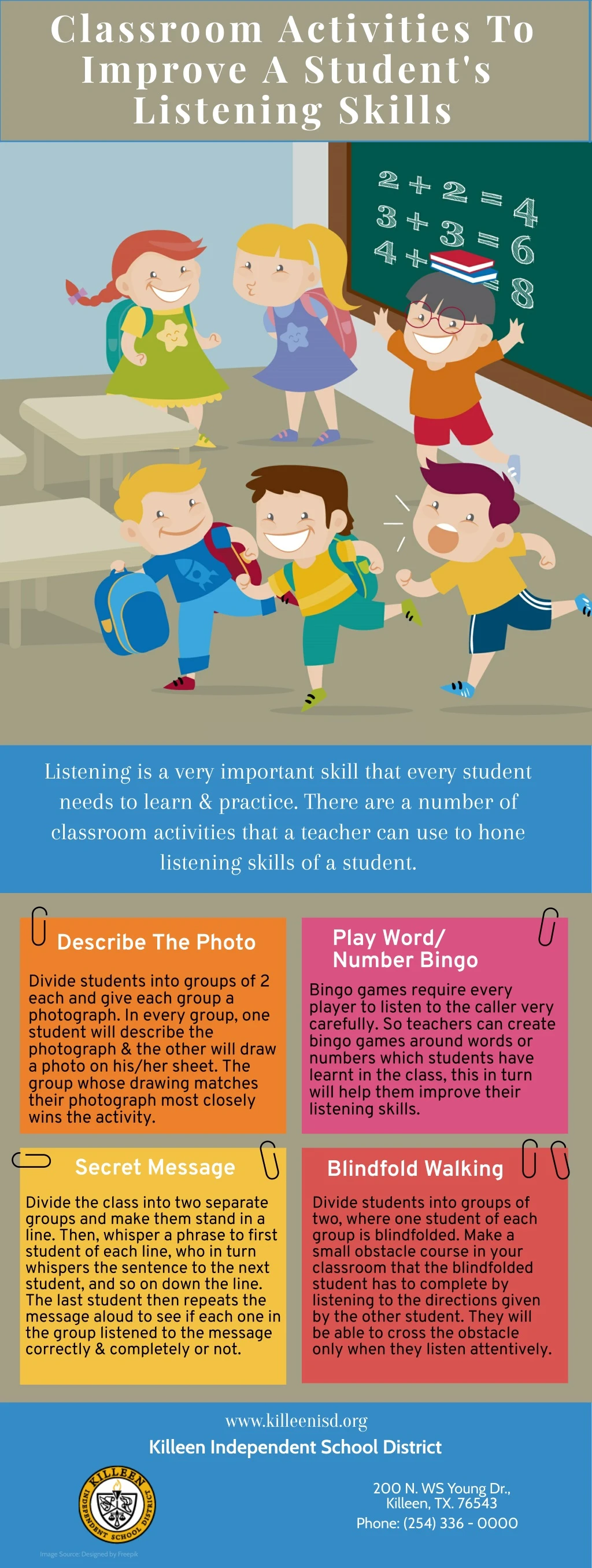 classroom activities to improve a student