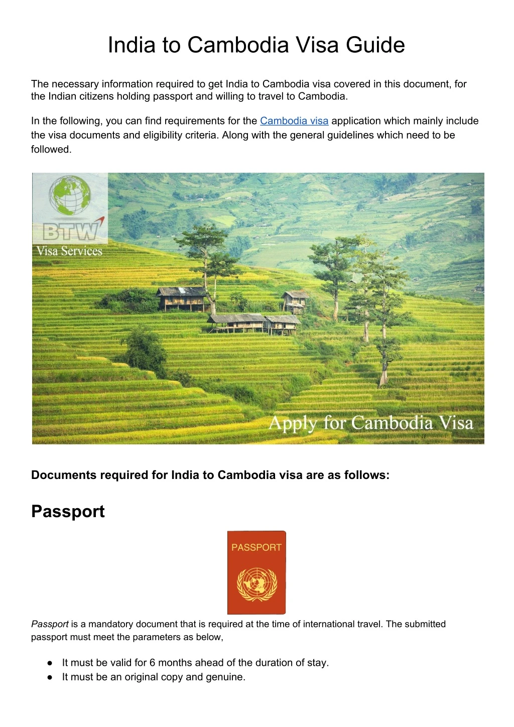 india to cambodia visa guide