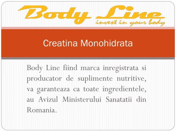 creatina monohidrata