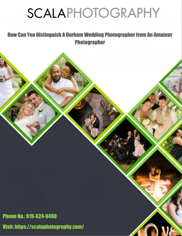 How Can You Distinguish A Durham Wedding Photographer from An Amateur Photographer