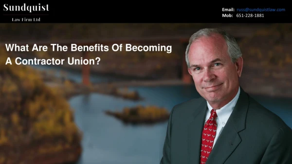 What Are The Benefits Of Becoming A Contractor Union?