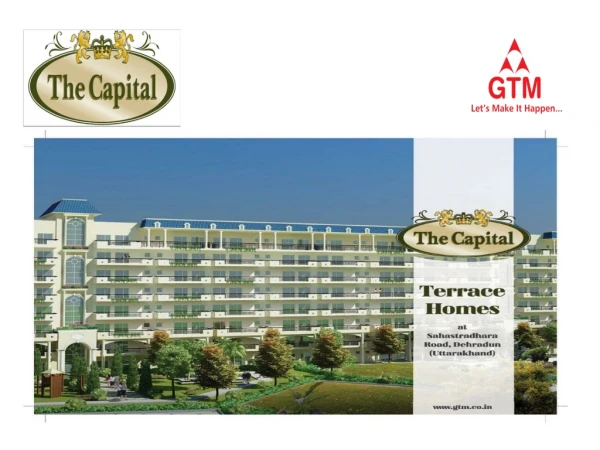 GTM The Capital 1/2/3/4BHK Residential Flats | Dehradun |8750488588