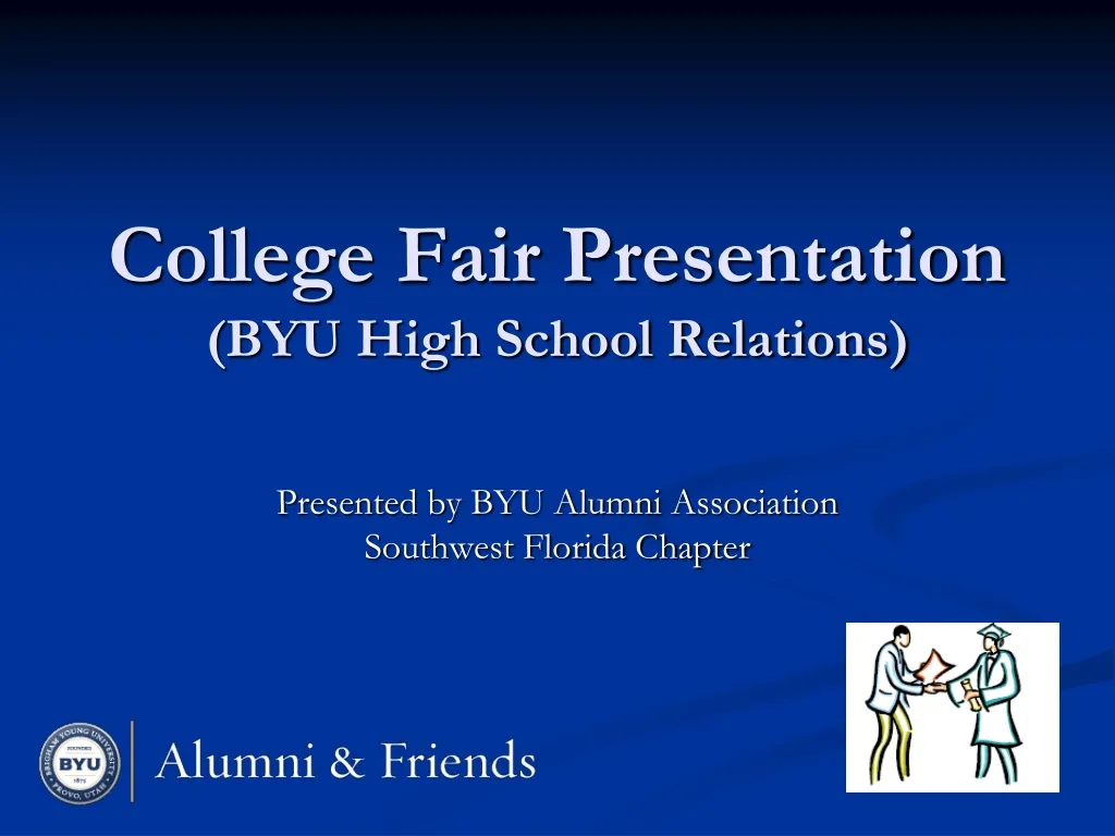 college fair presentation byu high school relations