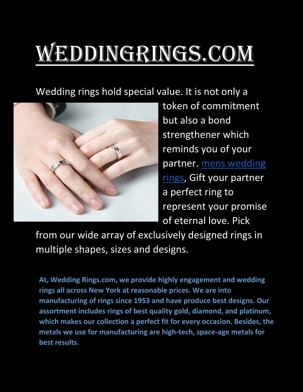 weddingrings com