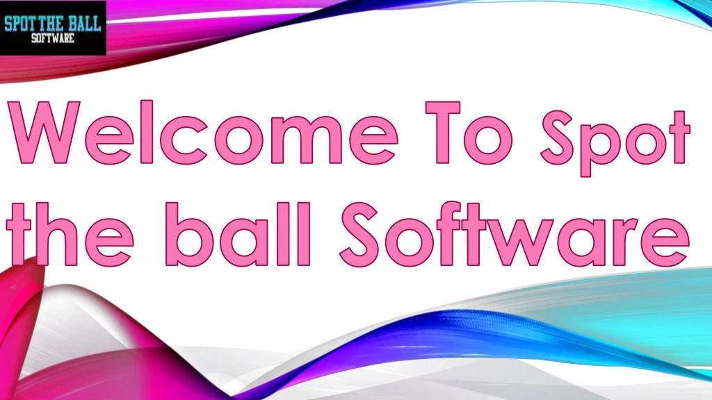 welcome to spot the ball software