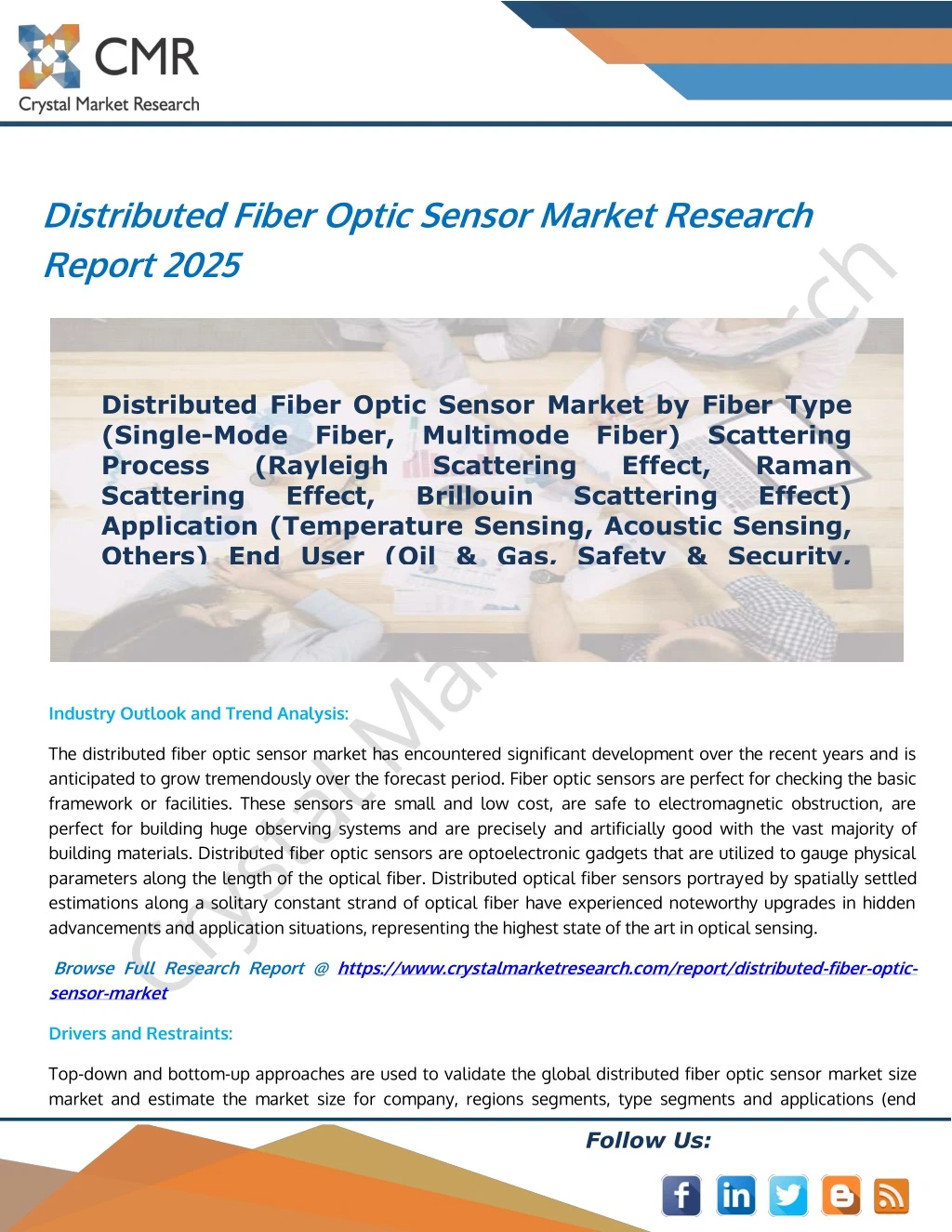 distributed fiber optic sensor market research