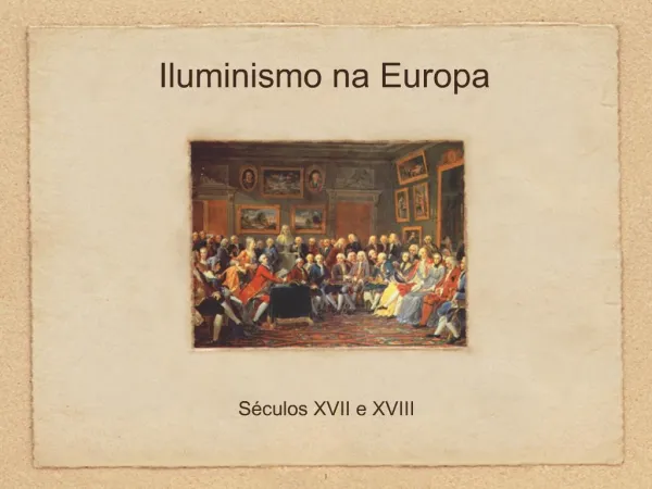 Iluminismo na Europa