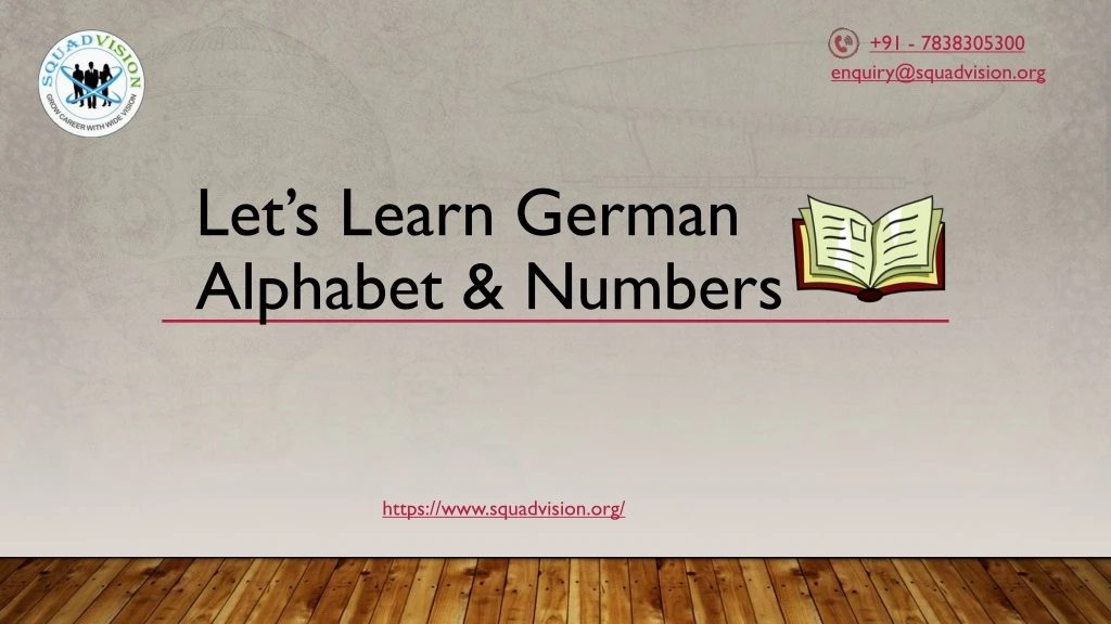 let s learn german alphabet numbers
