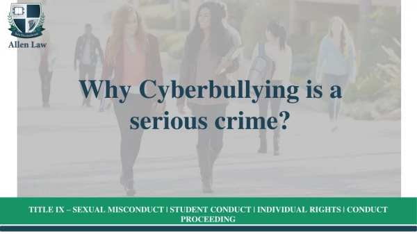 Steps to Avoid Cyberbullying - A Serious Crime