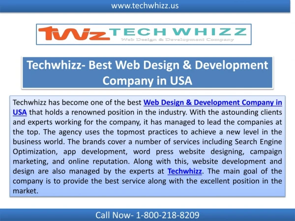 Get Best Web Design & Development Company in USA