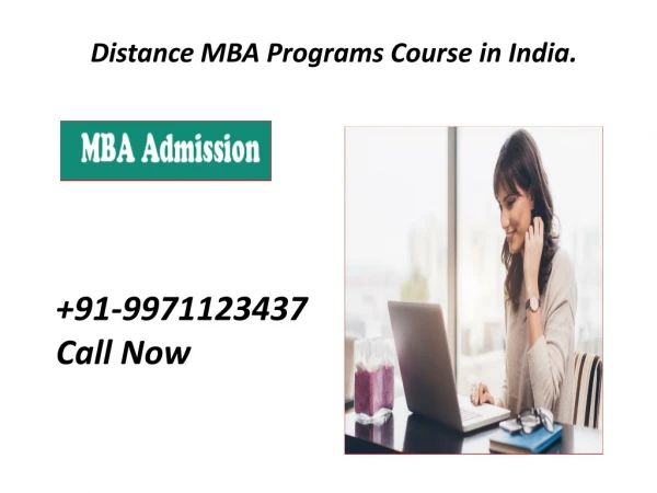 Distance MBA Programs Course in India.9971123437