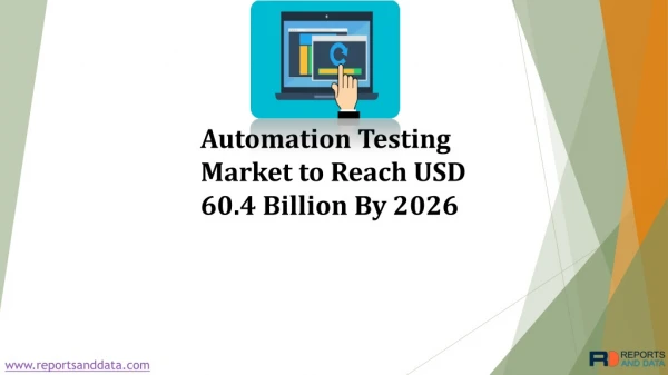 automation testing market to reach