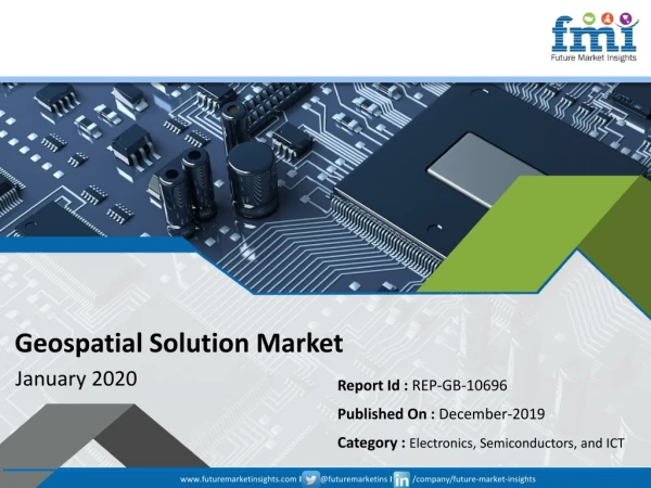 geospatial solution market january 2020