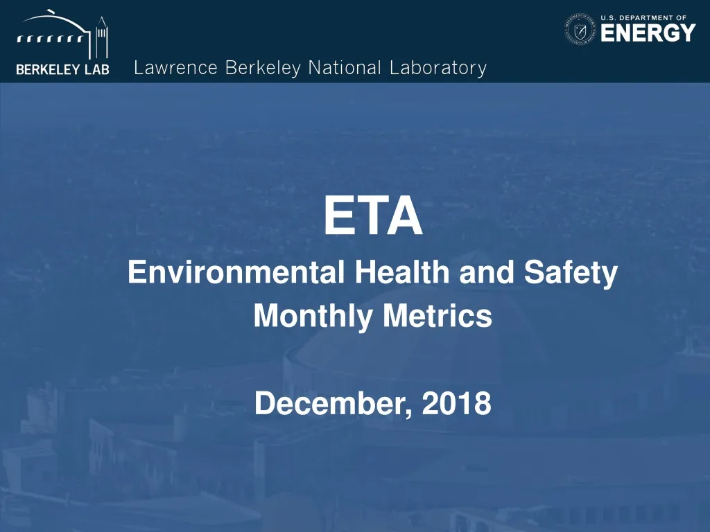 eta environmental health and safety monthly