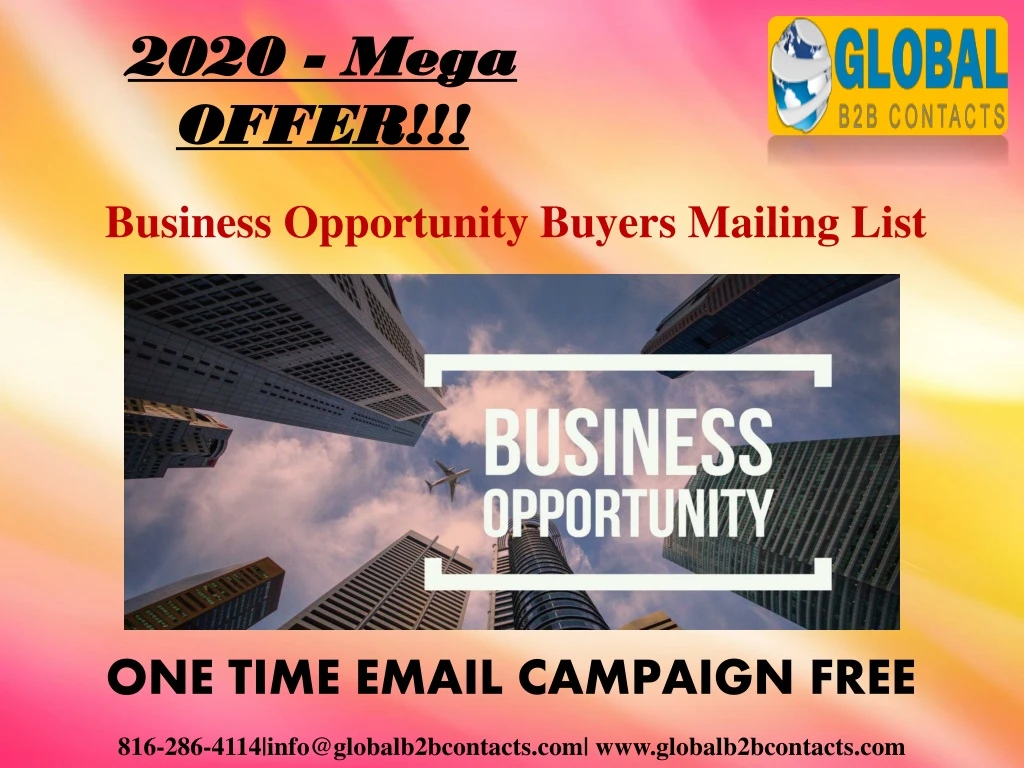 2020 mega offer