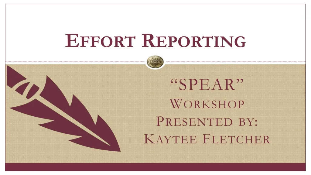 effort reporting