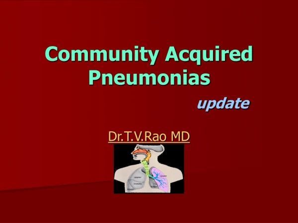 Community acquired pneumonia's