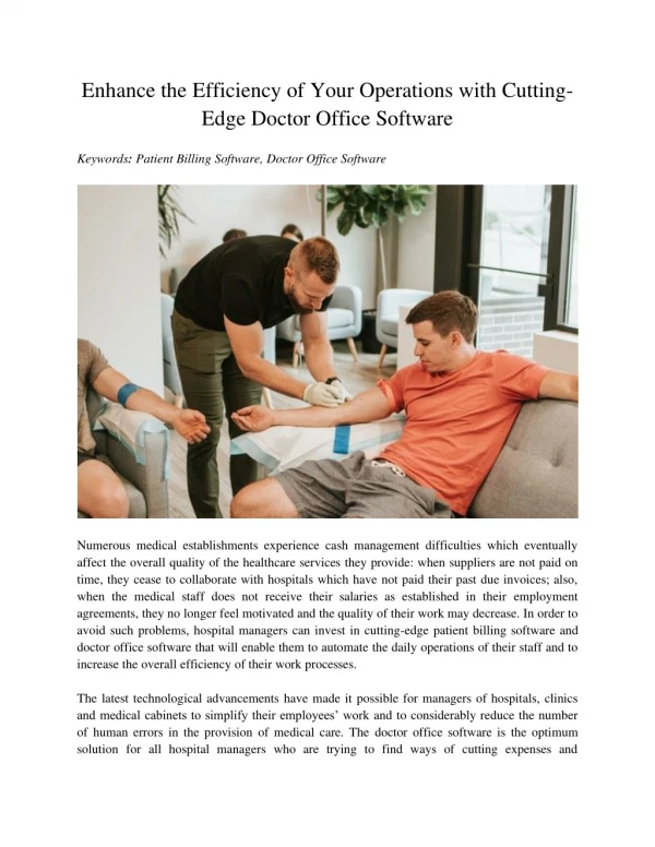 enhance the efficiency of your operations with