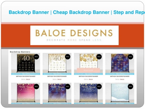 Baby Shower Custom Backdrops | Backdrop Banner | Baloe Designs