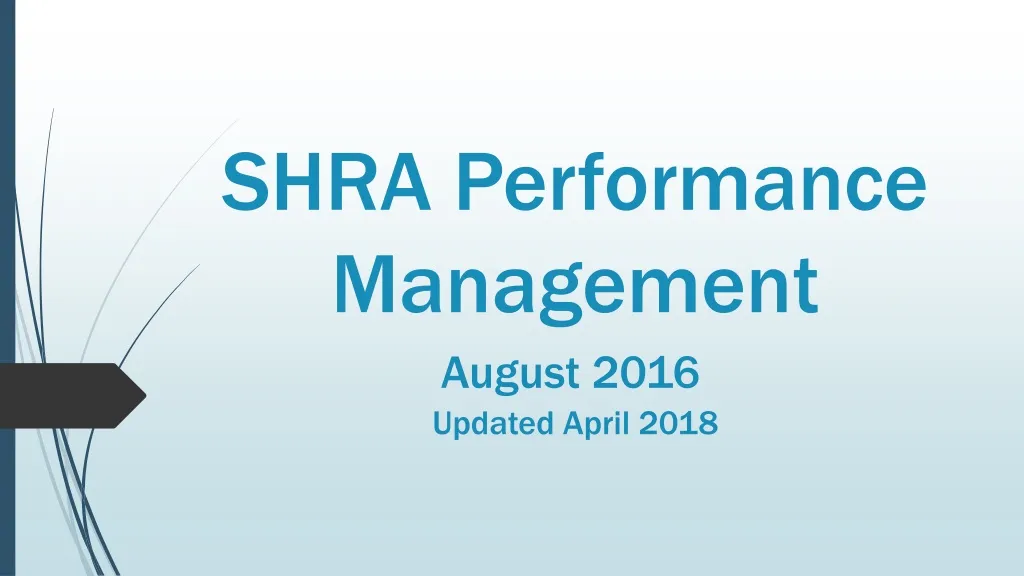 shra performance management august 2016 updated april 2018