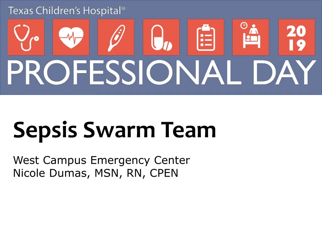 sepsis swarm team west campus emergency center