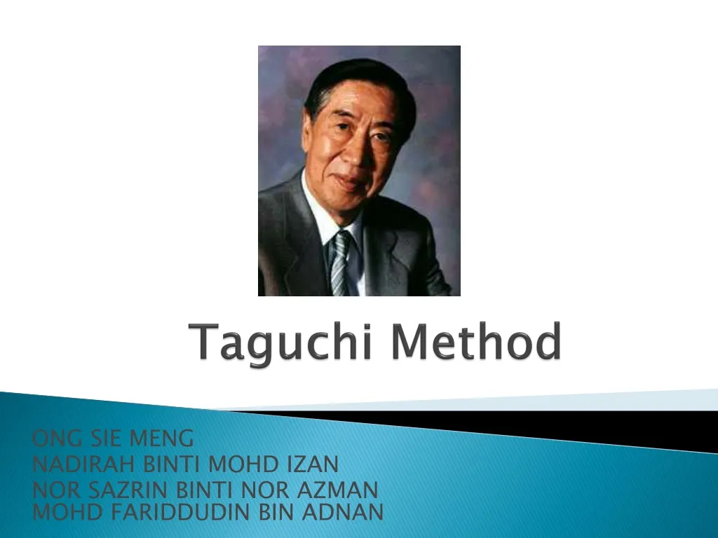 taguchi method