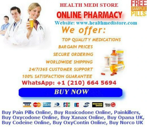 Buy Roxicodone A215 Online, Buy Oxycodone Online at healthmedistore.com