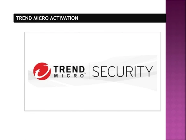 trend micro activation