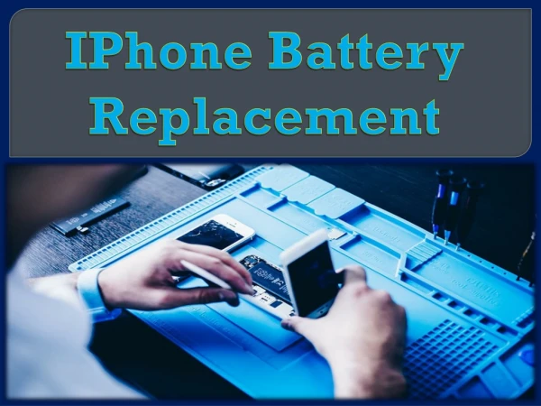 iphone battery replacement