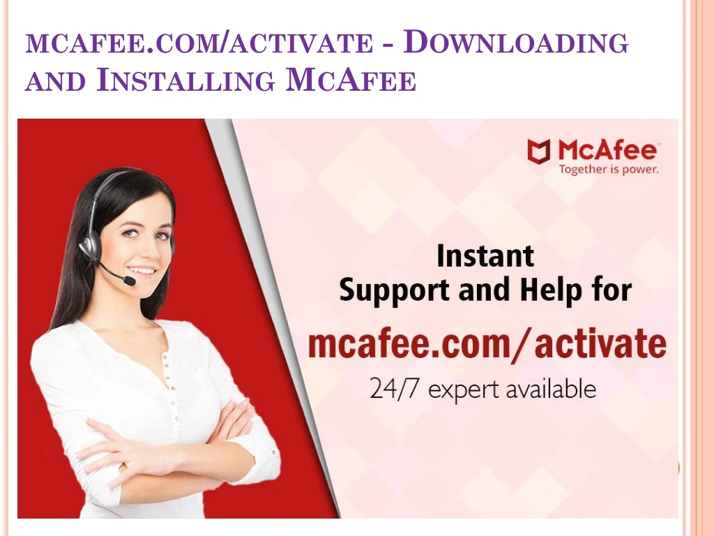 mcafee com activate downloading and installing mcafee