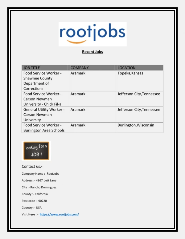 Free Job Posting Sites in the USA | Rootjobs.com