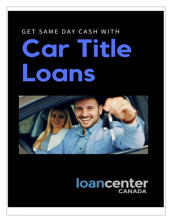 When life gives you financial stress goes for Car Title Loans