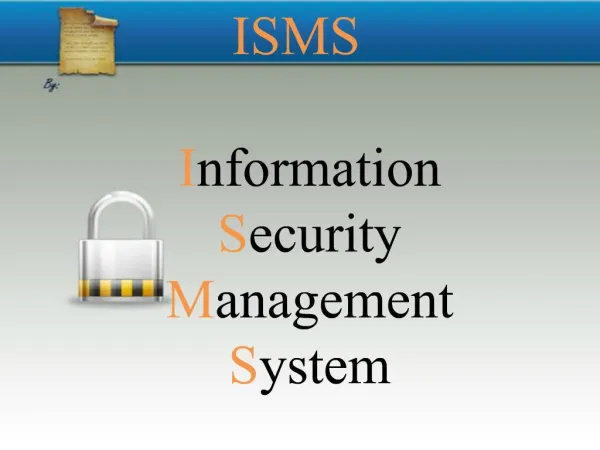 ISMS Information Security Management System