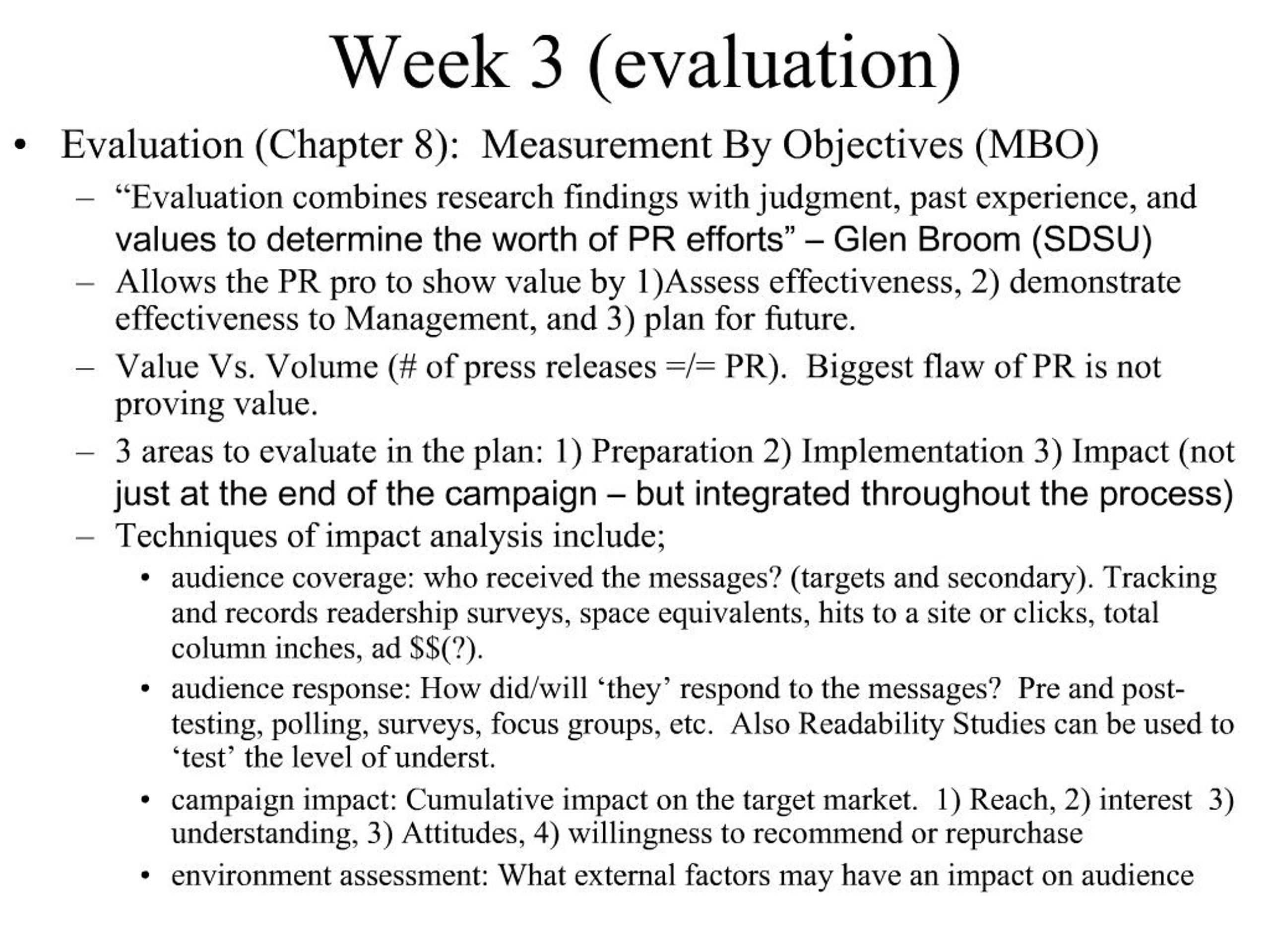 PPT - Week 3 evaluation PowerPoint Presentation, free download - ID:968056